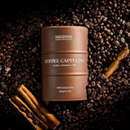 M&SENSE Coffee Cappucina Large Scented Candles Christmas Decor, Hoilday Soy Wax Christmas Candle 21.2oz 120 Hours, Coffee Aroma Candle Unique Housewarming Appreciation Gifts