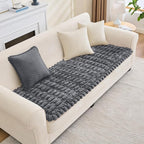 Couch Cover for Dogs, Non Slip Fuzzy Pet Couch Covers for Sofa,Couch Covers for Sofa Pet Friendly,Thick Soft Sofa Slipcovers Cushion Protector(Dark Gray, 28" x 59"/70 x 150cm)