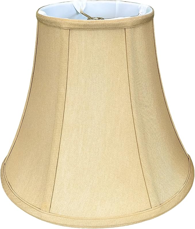 Royal Designs, Inc. BSO-704-14AGL True Bell Basic Lamp Shade, 7 x 14 x 11.5, Antique Gold