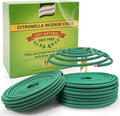 Citronella Incense coils, Made from Natural Plants, Suitable for Outdoor, Living Room, Terrace use (24 coils and 1 Coil Holders)