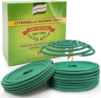 Citronella Incense coils, Made from Natural Plants, Suitable for Outdoor, Living Room, Terrace use (24 coils and 1 Coil Holders)
