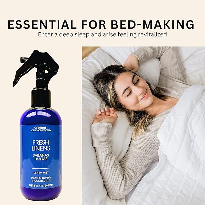 Aromar Essential Room Mist and Fabric Spray with Natural Freshener Aromatherapy for a Fresh and Rejuvenated Home 8 oz Hawaiian Plumeria