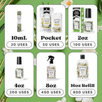 Poo-Pourri Before-You-Go Toilet Spray, Bamboo Rain, 2 Fl Oz, Up to 100 Uses, Bathroom Odor Deodorizer with Essential Oils for Home or Work, Travel Essentials, TSA Approved Size, Bamboo & Fresh Grass