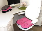 GSeat Ultra Large Gel and Foam Coccyx Seat Cushion for Back Pain Relief, Sciatica, Low Back, Tailbone-Pain, Pressure Relief, Seat Pad for Office, Home, Driving, Meditation Anywhere You Sit.(Green)