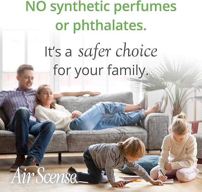 Air Scense Air Freshener Deodorizer Room Spray for Bathroom & Home, Essential Oils, Natural Variety (Orange, Lavender, Lime & Vanilla)- 7 fl oz (4-Pack)