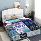 Lacrosse Throw Blanket for Women Girls, Lacrosse Sport Fleece Blankets Lightweight Fuzzy Cozy Plush Flannel Fleece Decor for Bed Sofa 60"x80"