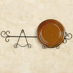 Touch of Class Galla Horizontal Plate Rack - Antique Bronze - Two Plates