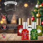Poo-Pourri Before-You-Go Toilet Spray Holiday set, Hollyday Spice, Mistletoe Spritzes, Oh Spritzmas Tree, Berry and Bright, Balsam Bum