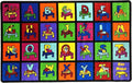 SAFECASTLE Kids Carpet My ABC Place Alphabet Rug 7'8"x10'4"– Educational ABC Learning Area Rug – Colorful Classroom Rug for Kids, Toddlers, Preschool, Nursery, Playroom, Daycare & Children’s Bedroom