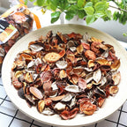 Qingbei Rina Potpourri Bags,Orange Scented Potpourri Dried Flowers, Decorative Bowl Vase Filler,Home Fragrance, Bathroom Decor,8.4oz(Citrus)