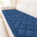 Smiry Pet Couch Cover for Dogs Washable, Non-Slip Fuzzy Couch Covers for 3 Cushion Sofa Pet Friendly, Soft Thick Furniture Protector Sofa Slipcover Mat for Dogs (Navy, 27.6" x 82.7")