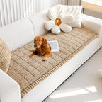 Mivnue Pet Couch Cover, Couch Covers for Dogs, Washable Dog Sofa Covers Couch Protector, Fuzzy Non Slip Couch Slipcover Pet Friendly