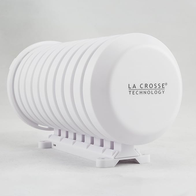La Crosse Technology Atomic Projection Alarm Clock with Temperature and Sensor Protection Shield