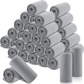 Newwiee 70 Pcs Fleece Throw Blankets Bulk 50'' x 60'' Oeko-tex Standard 100 Certified Spring Outdoor Wedding Guest Blankets Lightweight for Sleepover Donation Lap Pet Sofa Home (Gray)