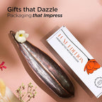 Raajsee Incense Holder Set with Nag Champa Incense Sticks 15gm,Curve Leaf Incense Stick Burner, Brass Incense Burner,Modern Stick Incense Holder for Yoga, Meditation,Home Décor Size 10x3 inches Copper