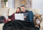 Utopia Bedding Fleece Blanket California King Size Black 300GSM Luxury Fuzzy Soft Anti-Static Microfiber Bed Blanket (102x96 Inch)