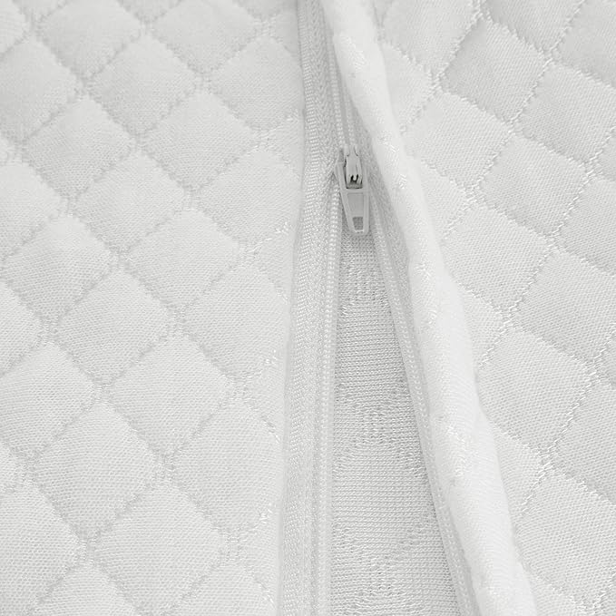 WELLCO Medium Firm Pillow Queen Size 28 x 18 inch, Bed Pillow with Adjustable Insert and 1 Cooling Pillowcase, Not Only Provides Stronger Support But Aslo Comfortable