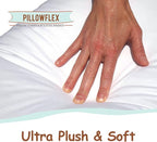 Pillowflex Synthetic Down Pillow Insert - 13x19 Down Alternative Pillow, Ultra Soft, Small Rectangle, Lumbar, Travel, Neck, Sleeping Pillow - 1 Decorative Pillow Form