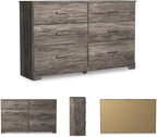 Signature Design by Ashley Ralinski 6 Drawer Dresser, Warm Gray