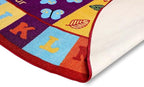 Furnish my Place 740 ABC with Numbers ABC Area Rug for Kids | Educational Alphabet Letter & Numbers | Nurseries Kindergarten | Play Area | Multicolor (3'3"x5' Oval)