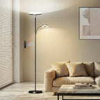Floor Lamp, Upgraded 42W 4000LM Super Bright LED Floor Lamp for Living Room Bedroom, Dimmable Standing Reading Floor Lamps with Remote & Touch Control