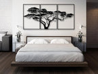 AILLA Tree of Life Wall Art Decor Set of 3 Wall Hanging Sculpture Modern Wall Home Decoration 3D Textured Sculptures for Living Room Bedroom Office Dinnig Room 3 Panels Family Tree Wall Hangings