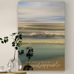 Renditions Gallery Canvas Nature Wall Art Modern Paintings & Prints Decor Glowing Ocean Beach Inspirational Romantic Wall Hanging Artwork for Bedroom Dining Office Kitchen - 24"x36" LT06