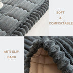 Mivnue Pet Couch Cover, Couch Covers for Dogs, Washable Dog Sofa Covers Couch Protector, Fuzzy Non Slip Couch Slipcover Pet Friendly