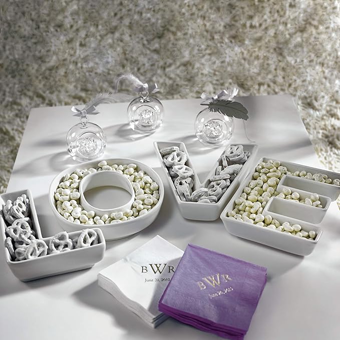 Weddingstar "LOVE" Plates Set