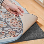 Waterproof Rug Pad, Thick 4x6 ft Under Area Rug Carpet Pad, Non Slip Rug Pads for All Floors and Hardwood Floors Finishes, Keep Carpets in Place Soft and Prevent Rug from Wrinkling or Buckling