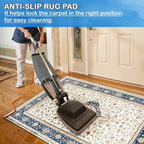 Non-Slip Rug Pads 1/4” Thick, 8x10Ft Waterproof Rugs Non Skid Rug Pad for All Floors and Finishes Durable Hardwood Floor Protective Felt Keeps Rugs in Place, Safe and Secure