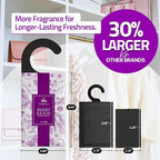 Berry Closet Deodorizer Odor Eliminator | Lasts 4 Months (6 Pack) | Scented Wardrobe and Closet Freshener Odor Eliminator | Eco-Friendly | Drawer Sachets and Small Space Air Freshener by Perfa