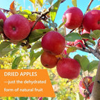 Apple Slices, Dried Apples,7.05 oz /200g,No Added Sugar, Gentle Sweet-Non-Cloying, Concentrated Apple Flavor & Nutrition, Simmer Pot Mix, Simmer Pot Potpourri, for Home Decor, Sweet Wishes, Resealable Bag