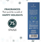Folkulture Incense Sticks (75 Sticks) |8" Premium Myrrh Incense Sticks for Meditation, Aromatherapy,Relaxation Gifts | No Charcoal,Organic, Non Toxic, 45 Mins, Long Burning Insence-Sticks
