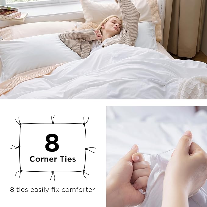 Bedsure Deep Khaki Duvet Cover Twin/Twin XL Size - 2 Pieces Prewashed Polyester Extra Soft Bedding Set, Includes 1 Twin Duvet Cover 68''x90'' with Zipper Closure & 1 Pillow Sham, No Comforter