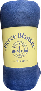 Yacht & Smith 12 Pack of Soft Fleece Blankets 50 X 60, Lightweight, Cozy Warm Throws Dark Colorful Blanket Sofa Travel Outdoor, Wholesale