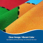 Booooom Jackson Classroom Rug 7.5x13ft Large Classroom Carpet Elementary Suitable for Rainbow or Colorful Classroom Theme