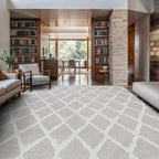 Modern Indoor Rug Diamond 8x10 Area Rugs for Living Room Luxury Kitchen Bedroom Durable Soft Geometric Durable Low and High Pile Stain Resistant Non Shedding Area Carpet 8x10
