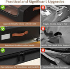 Under Bed Storage with Wheels, UnderBed Storage Containers with Clear Lid and Handles, XXL 60L Under the Bed Storage Bins Drawers for Clothes,Blankets,Shoes,Books (BLACK, 2 PACK)