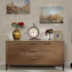 8-Inch Antique Mantel Clocks for Living Room, Retro Table Metal Silent Clocks for Fireplace, Easy to Read Decorative Mantel Clocks with Top Bird for Bedroom, Office, Desktop (Roman Numerals)