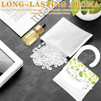 13 Packs Lime & Basil Sachets Bags for Drawers and Closets, Hanging Scented Sachets Air Fresheners, Natural Home Fragrance Odor Eliminator for Wardrobe, Shoe Cabinet, Car & Bathroom Potpourri Bag