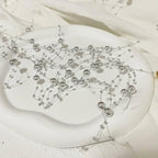12pcs Pearl String for Wedding Centerpiece, Vase Filler and Decor for Floating Candles - Silver