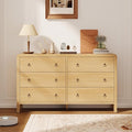 GarveeHome 6 Drawer Dresser for Bedroom, Chest of Drawers, Closet Dresser Storage Cabinet Organizer for Bedroom, Living Room, Hallway & Office
