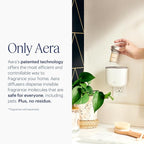 Aera Mini Home Fragrance Diffuser and Mini Beach House Scent Refill Bundle - for Rooms 100-500 Sq Ft - Alexa Compatible, Hypoallergenic, Family and Pet Safe, App Controlled