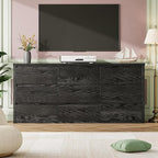 GarveeHome 9 Drawer Dresser for Bedroom, Wide Modern Chest of Drawers, Large Wood Dresser Wooden Storage Organizer for Living Room, Hallway Entryway