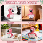 Mini Positive Flamingo Crochet Gifts, Birthday Gifts for Women Men Handmade Presents, Inspirational Small Animals Cute Flamingo, Emotional Cheer Up Funny Decor (Best Friend)