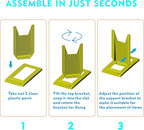 10 Pack Book Display Stands Adjustable Clear Easel Collector Display Holder for Comic Artwork Album CD Magazine Postcard Cookbooks Photos