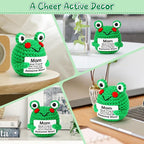 LEJIAJINW Birthday Gifts for Mom Christmas, from Daughter Son, Mom Christmas, Mother in Law Birthday or Mothers Day for Mommy Mama, Funny I Love You Gift Mini Handmade Frog Stuff
