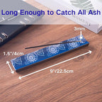 Incense Holder for Sticks, Ceramic Incense Burner with Ash Catcher, Aesthetic Decor for Home, Room & Office, Unique Gifts for Housewarming Yoga, Meditation & Spa