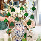 St Patricks Day Ornaments for Tree, 30 Pieces Shamrock Ornaments, Saint Patricks Day Tree Decorations